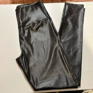 LA Society Black Shiny Leggings